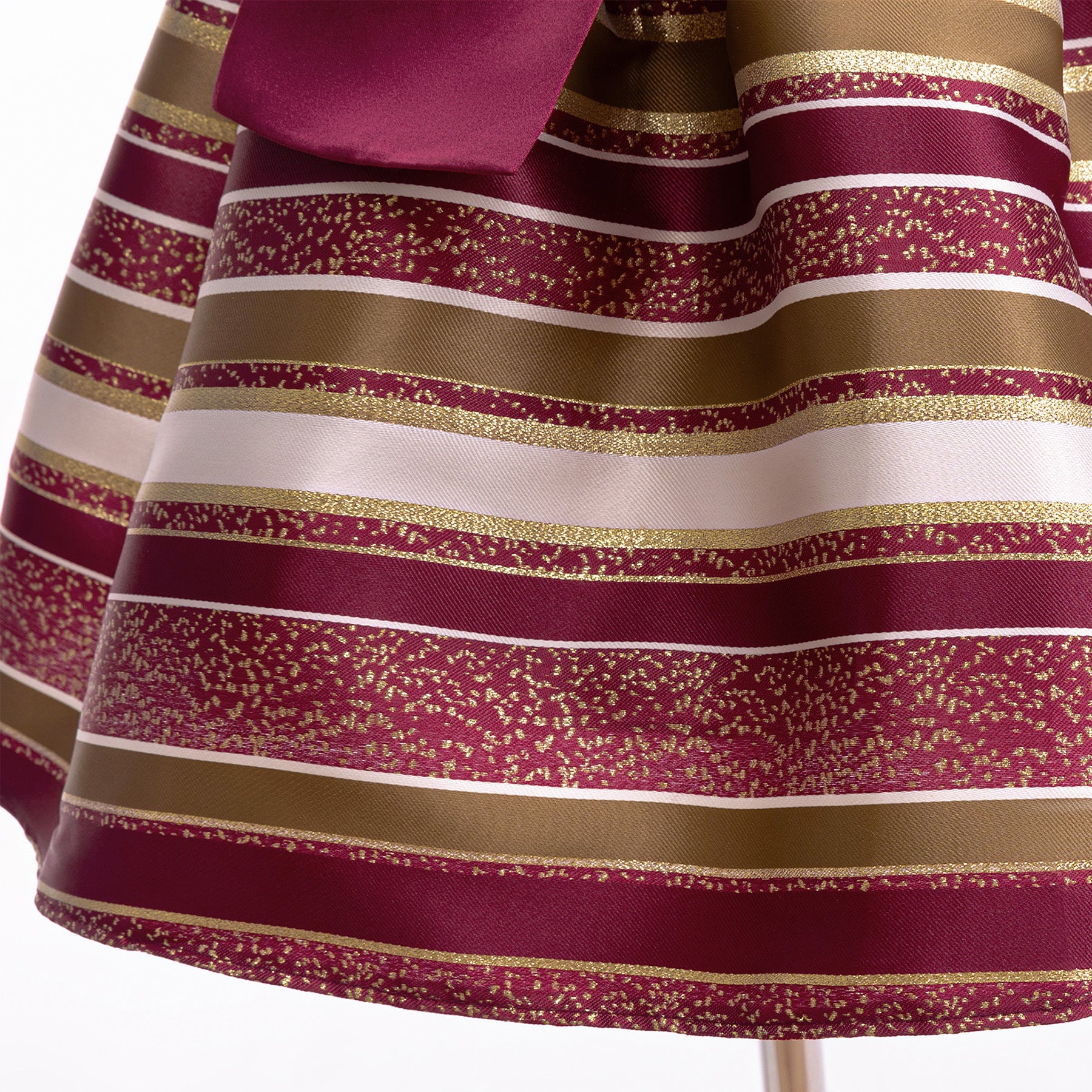 Wholesale 2-10Y Girls Sleeveless Big Bow Striped Jacquard Princess Dress, Kids Birthday Party Soft Woven Formal Gown
