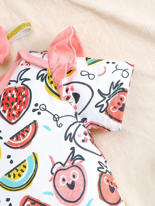 1-18M Baby Girls Summer Clothes Cute Short Sleeve Baby Bodysuits Wholesale Baby Clothes catpapa 132312176