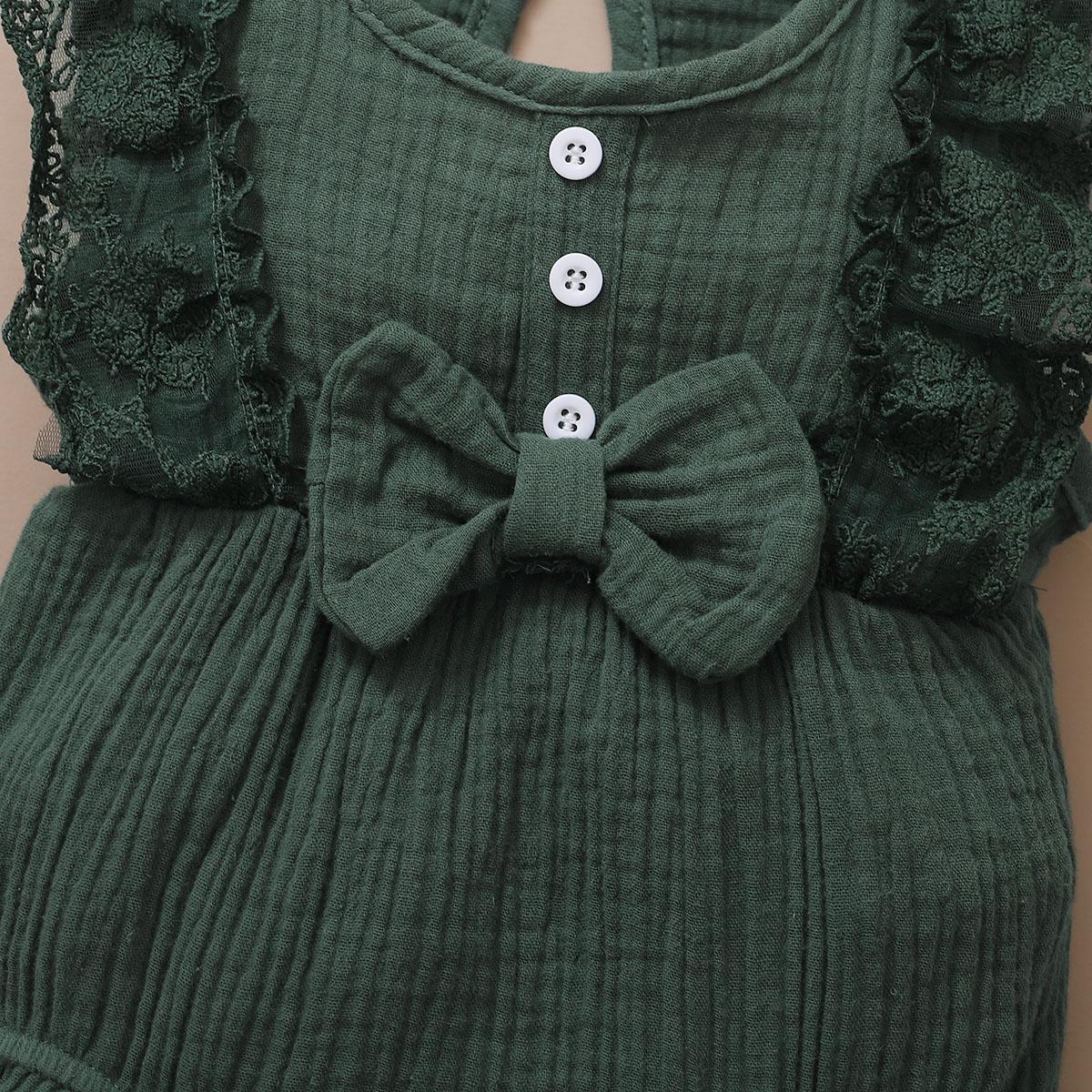 0-18M Baby Girl Sleeveless Bodysuit Baby Onesies Wholesale Baby Clothes catpapa 12011153-3