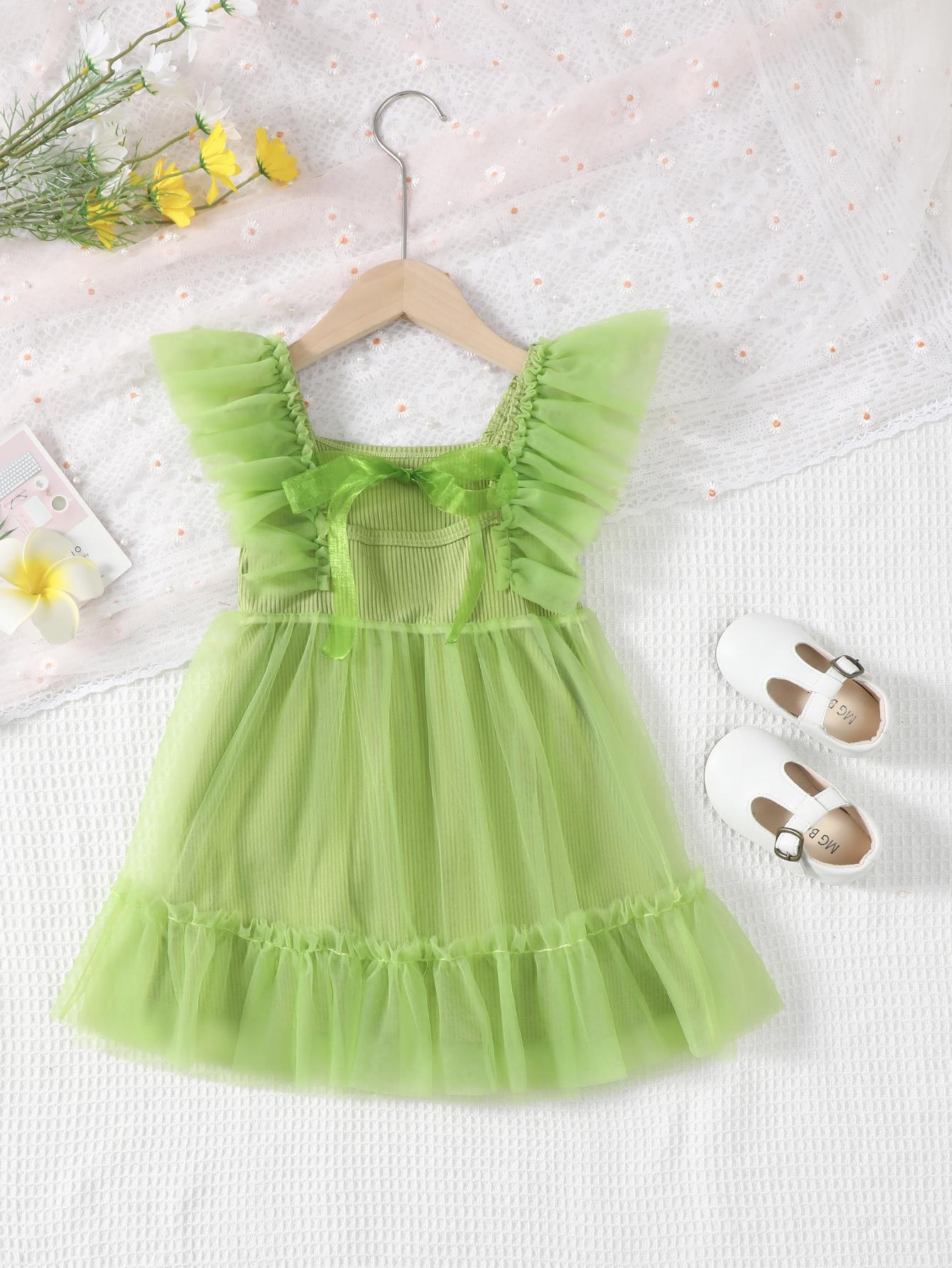 3-24M Baby Girls Dress Summer Sleeveless Gauze Dress Catpapa ZX-4230615