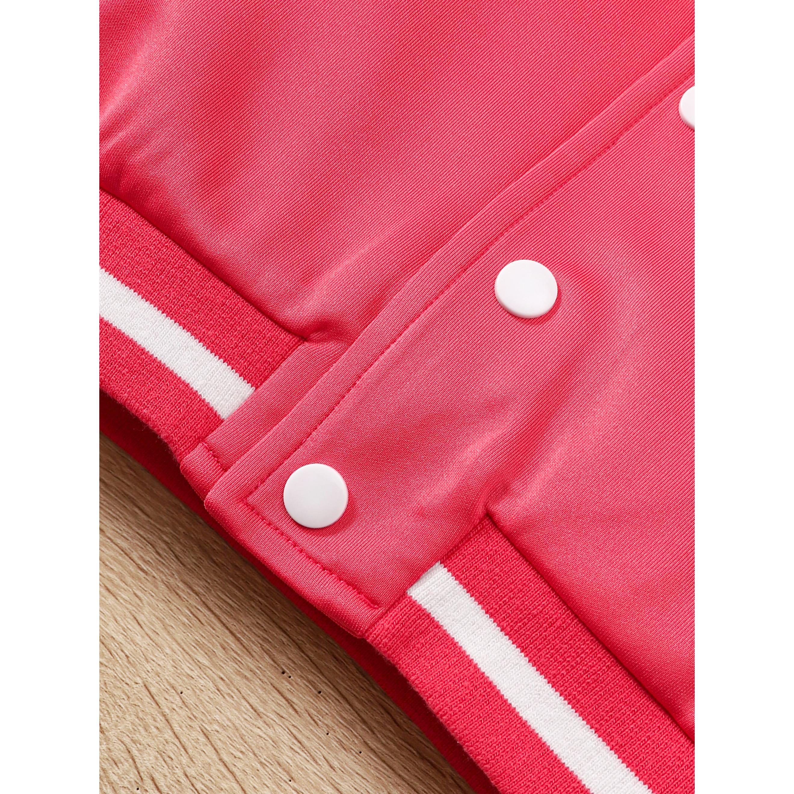1-8Y Kid Toddler Girls Skirts Set Baseball Jacket Elastic Skirt 2Pcs Spring Fall Clothing From 1-8Y Rose Red Catpapa 462307165