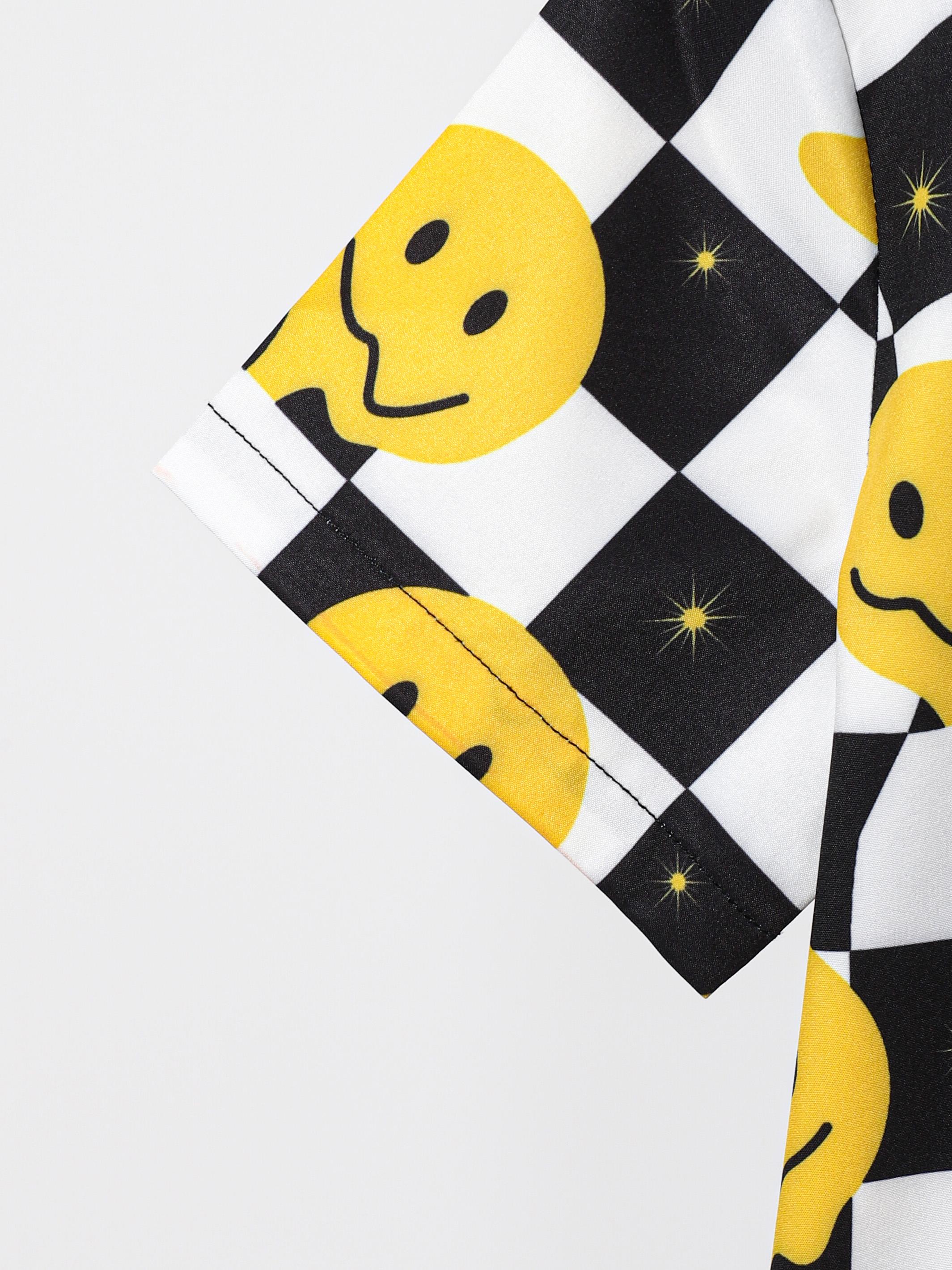 1-6Y Baby Boys Clothes Smiling Face Pattern Summer Toddler Boys shirt suit Wholesale Baby Clothes Catpapa 462306156