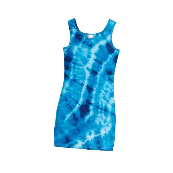5-14Y Ready Stock Kids Girls Dress Tie-dye Sleeveless Summer Leisure Dress One Piece Casual Dress Catpapa 462306003