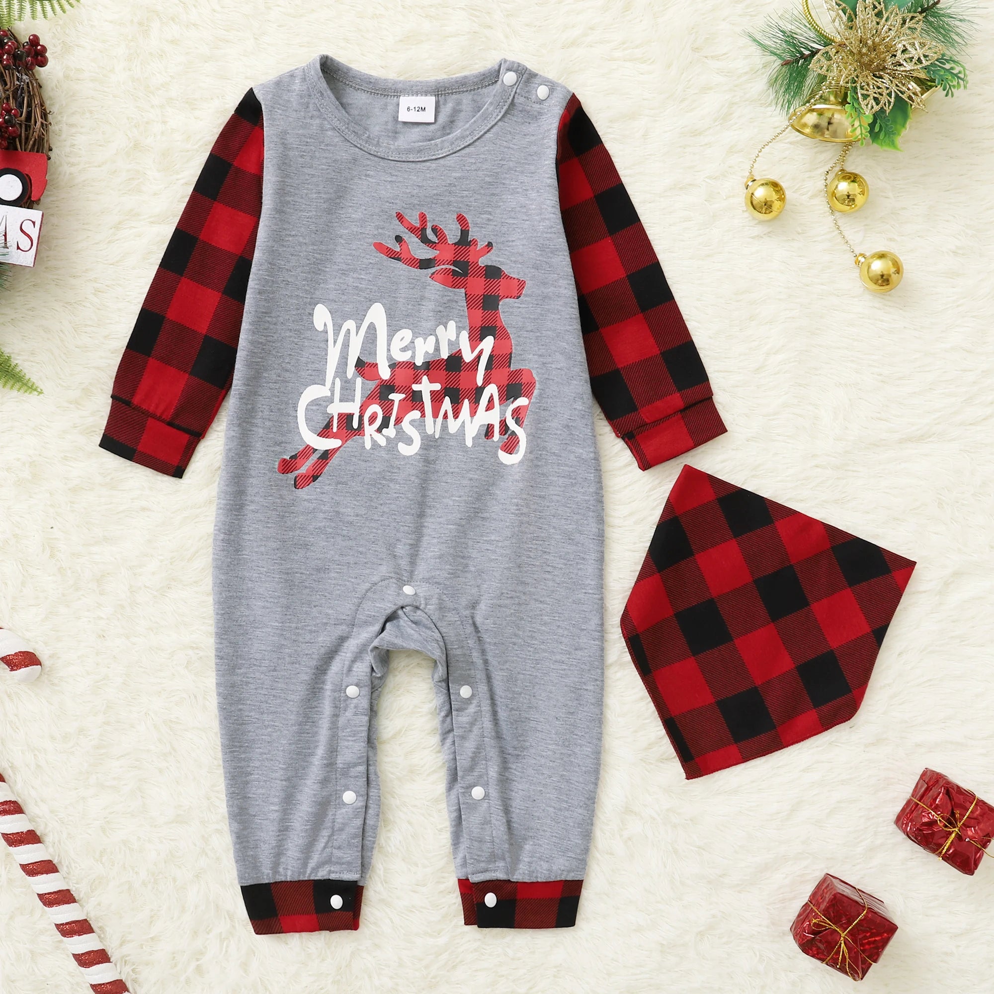 Custom Pajamas New Year Oversize Lovely Print Parent-Children Outfits Womens Sleepwear Family Matching Christmas Pajamas Catpapa