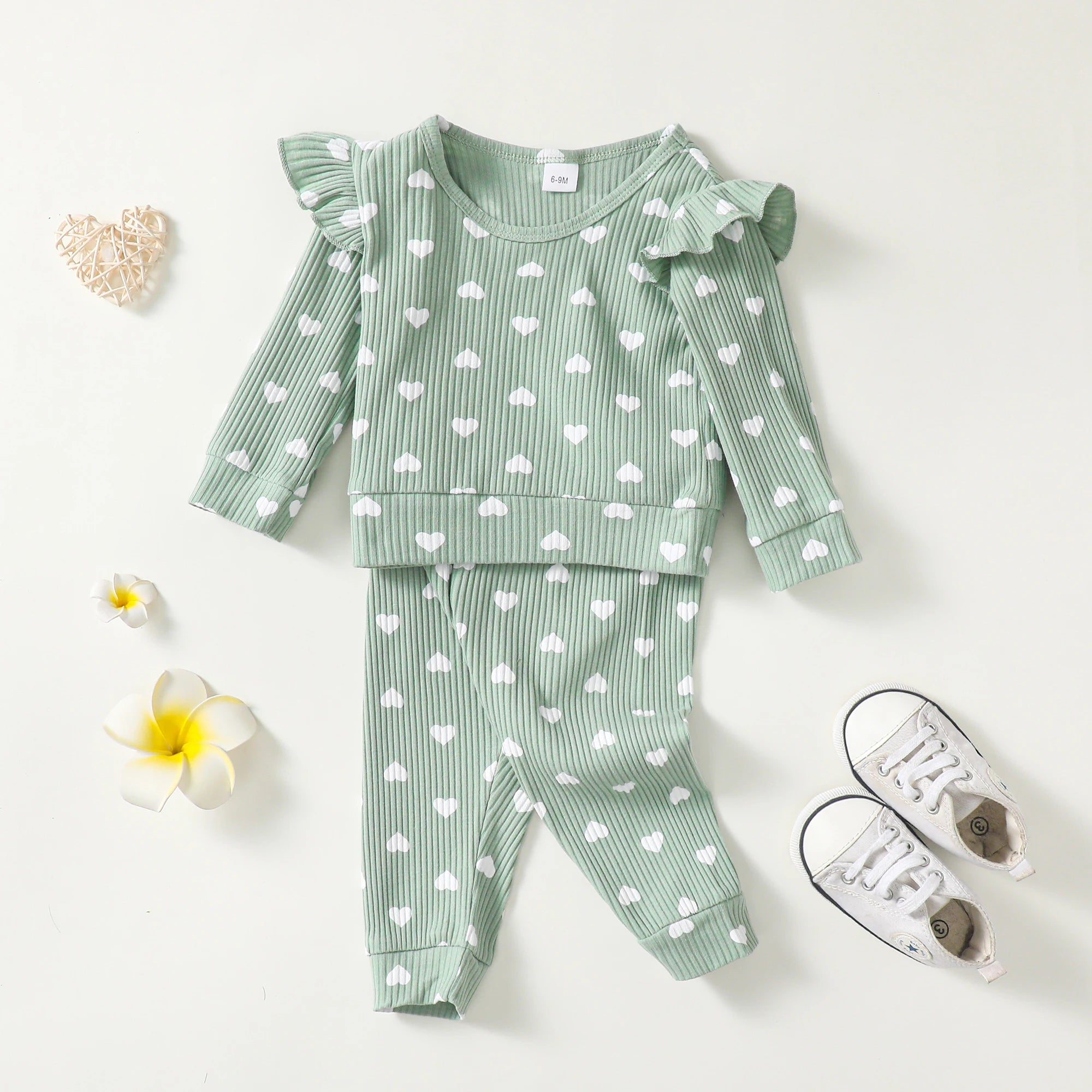 6M-24M Custom design baby girl clothing spring set ODM&OEM baby clothing wholesale Catpapa 132211024