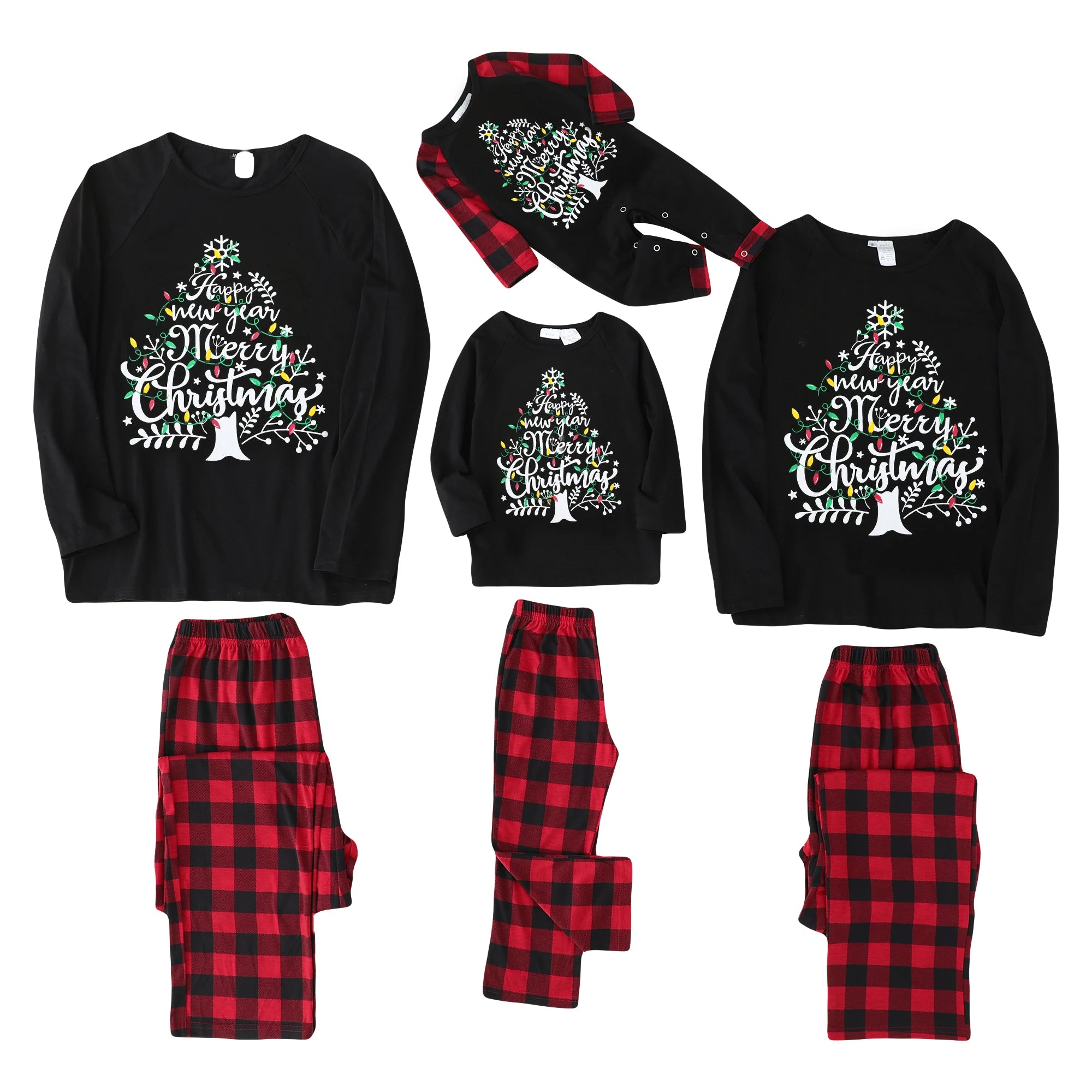 custom pajamas OEM wholesale matching family pajamas outfits for family lounge wear sets Catpapa