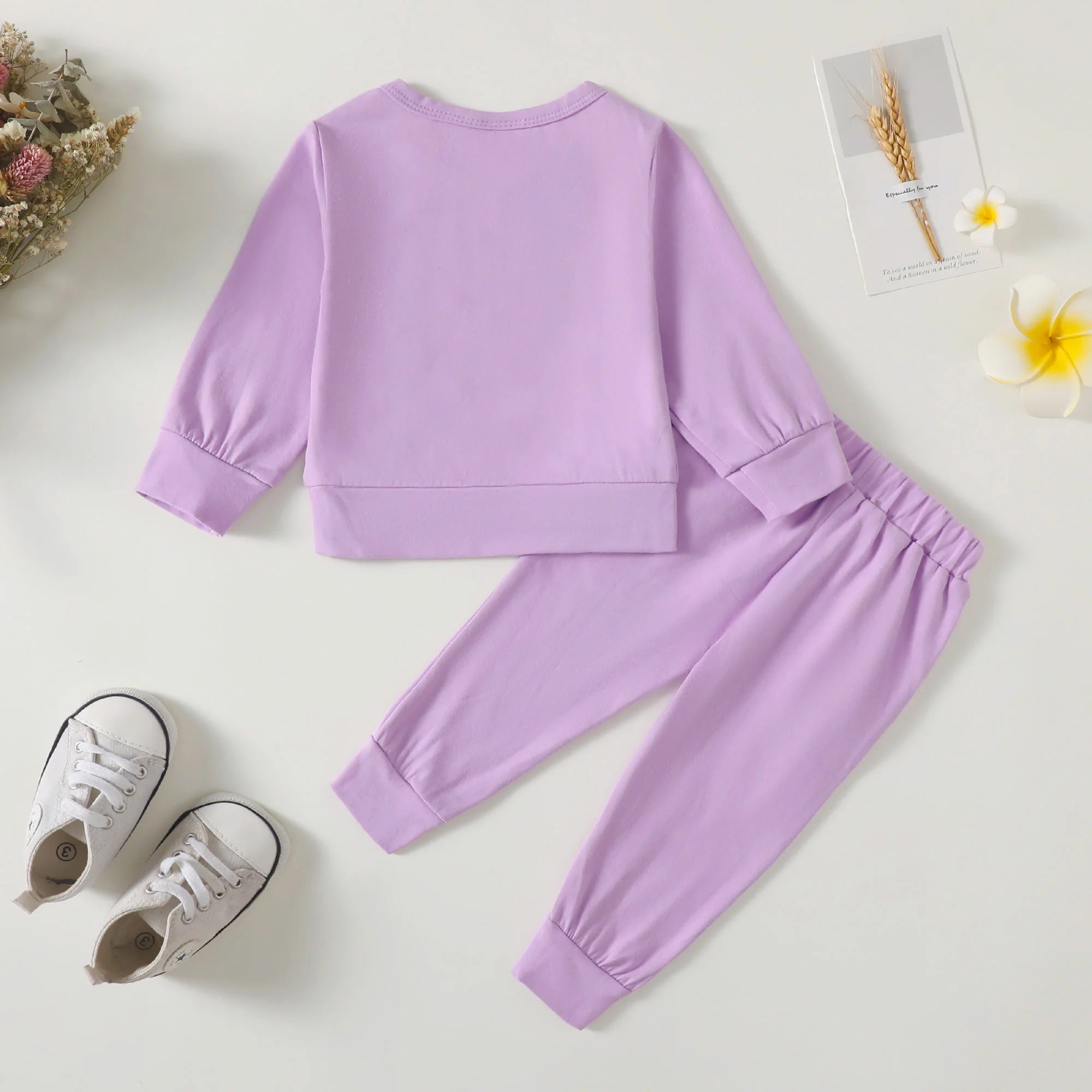 3M-3Y Custom design ribbed clothes kids girls autumn baby girls clothing sets ODM&OEM baby clothing wholesale Catpapa YCS132305603