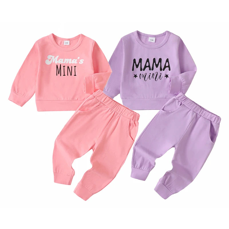 3M-3Y Custom design ribbed clothes kids girls autumn baby girls clothing sets ODM&OEM baby clothing wholesale Catpapa YCS132305603