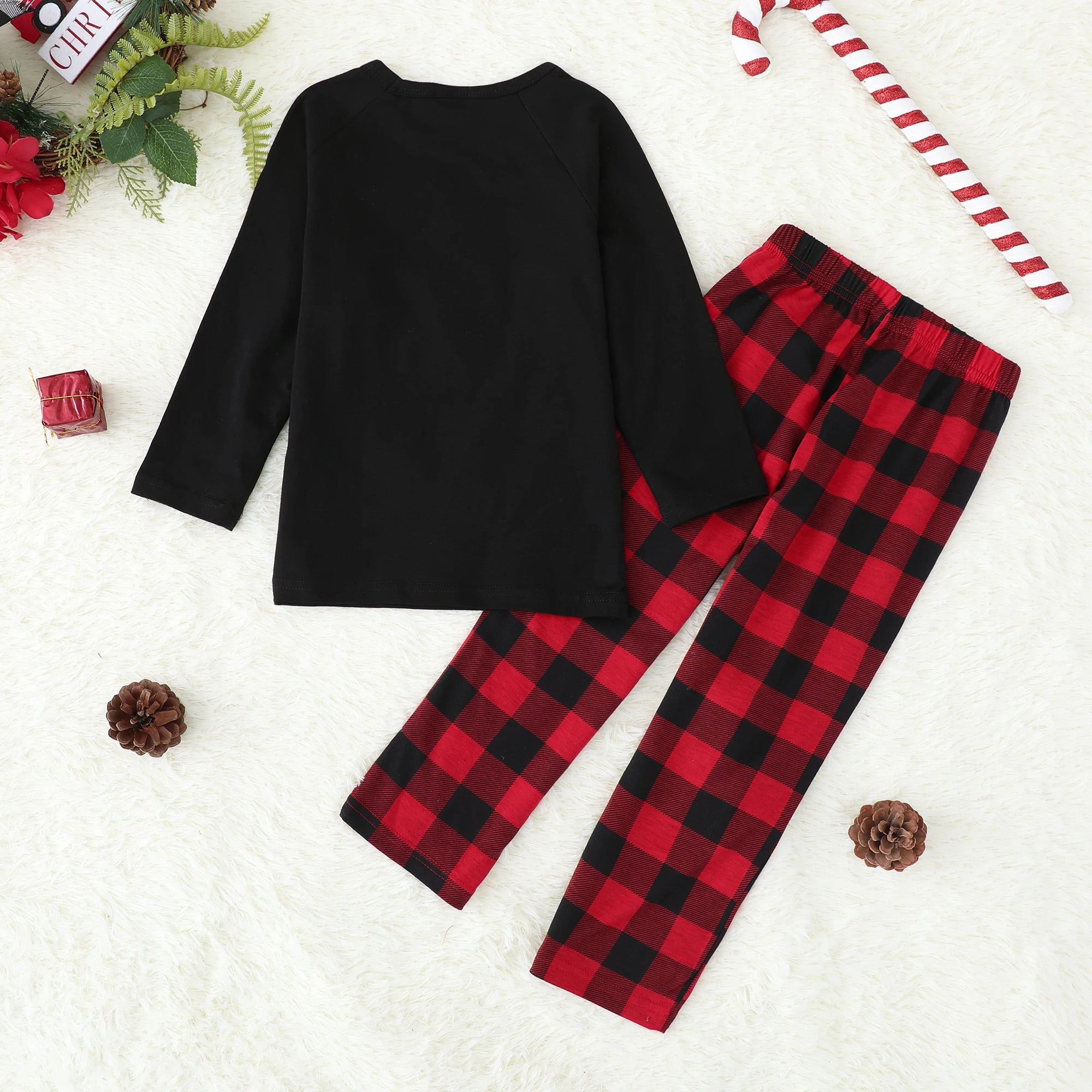 custom pajamas OEM wholesale matching family pajamas outfits for family lounge wear sets Catpapa