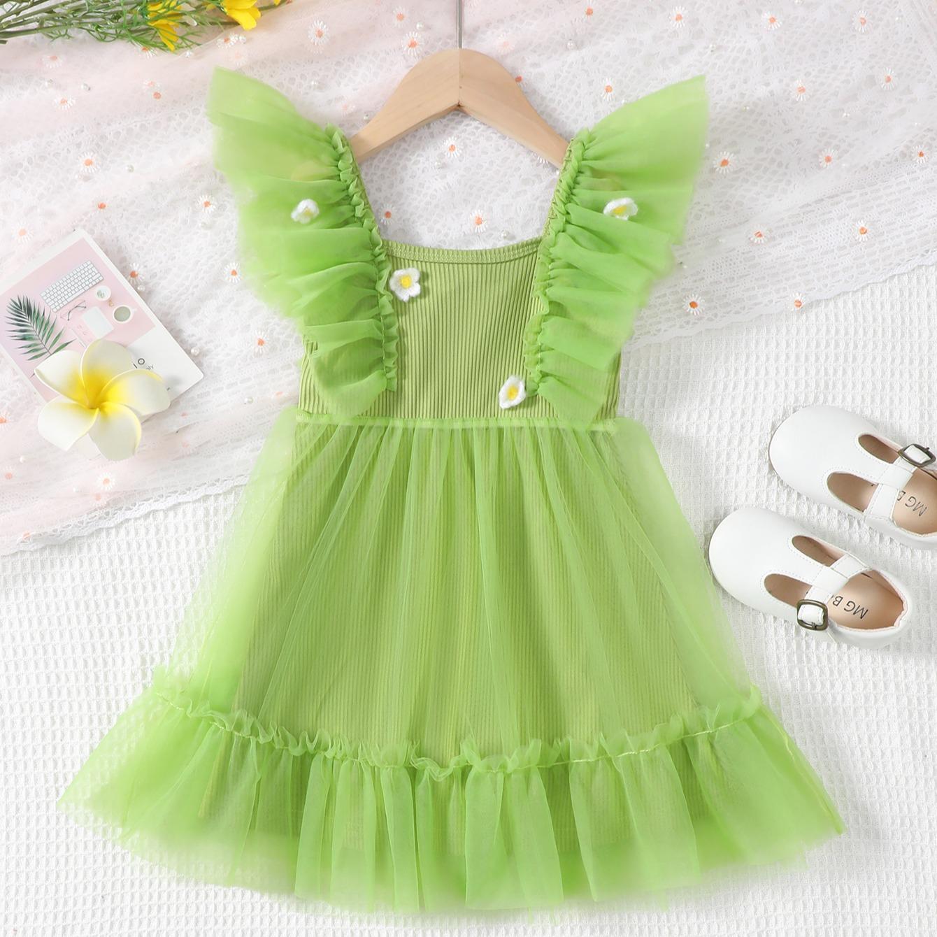 3-24M Baby Girls Dress Summer Sleeveless Gauze Dress Catpapa ZX-4230615