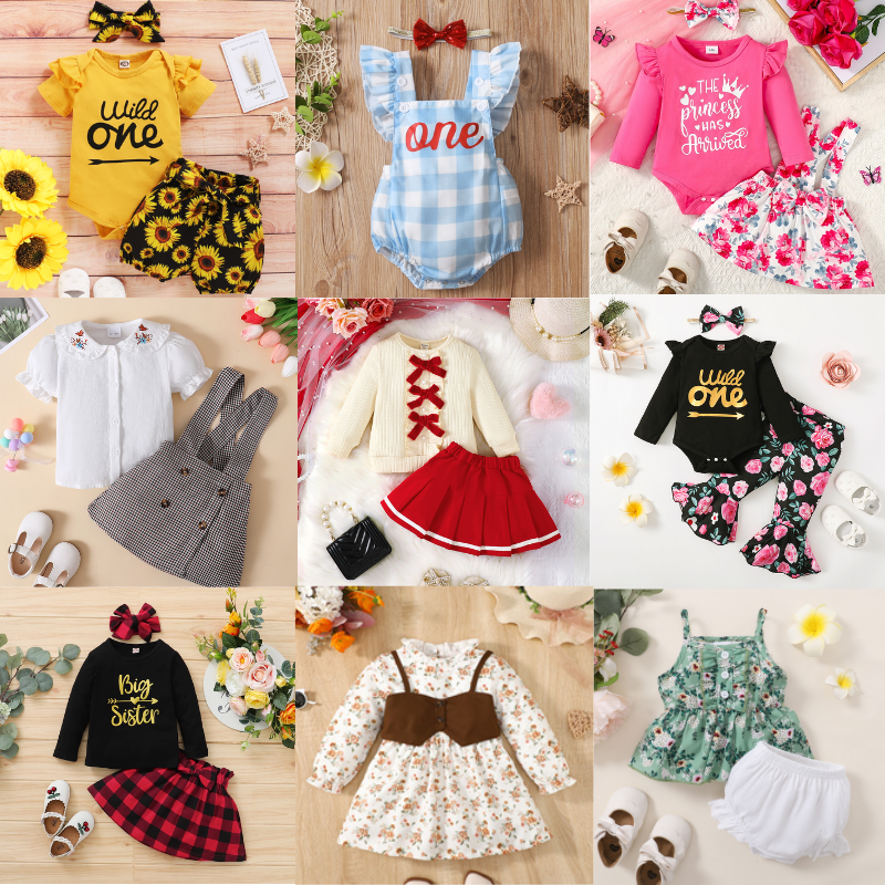 Catpapa Hot Sale Trendy Baby Clothes