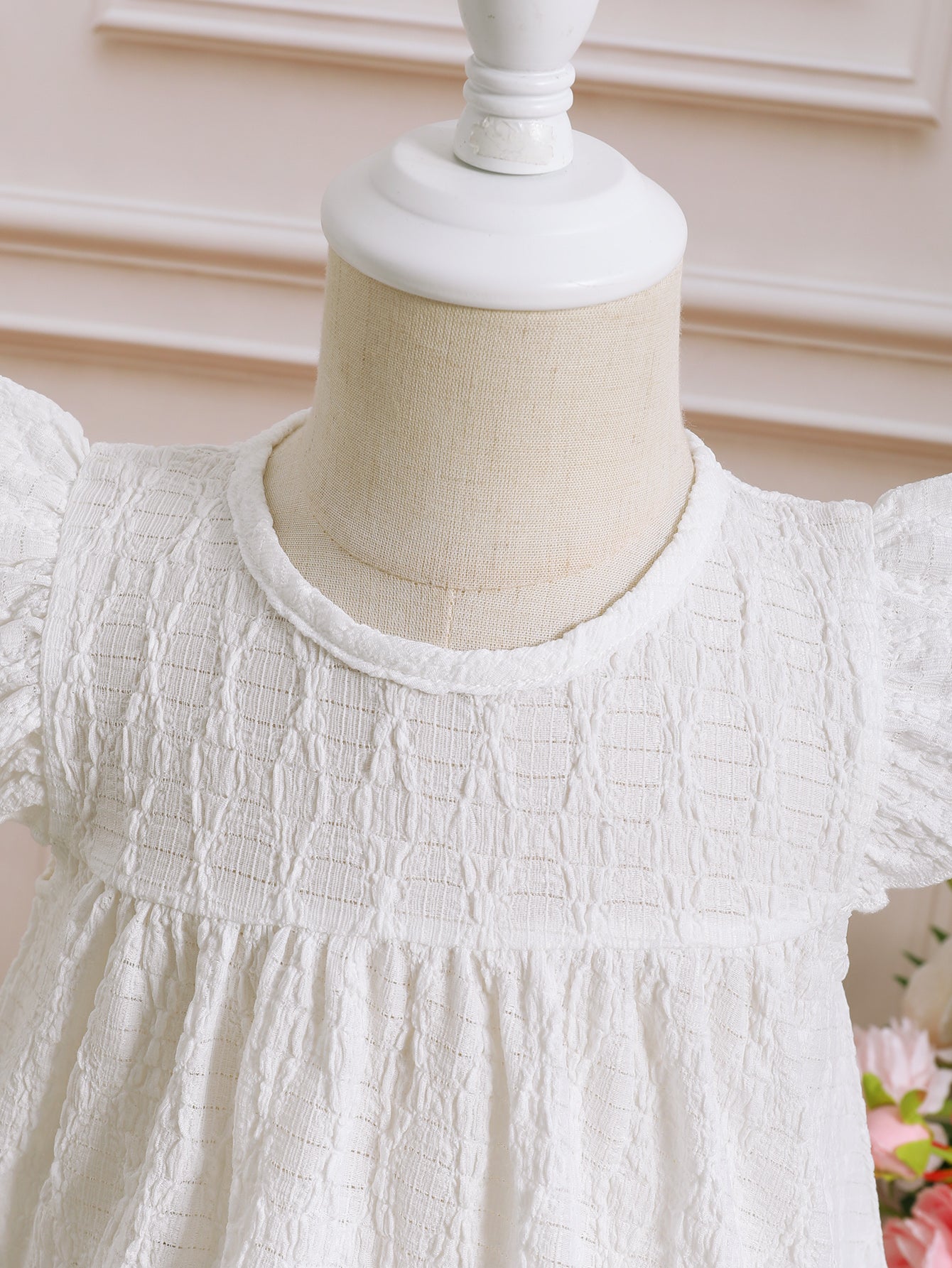 Wholesale Baby Girls Flower Dresses 0-18M Bulk Baby Girl Baptism Dresses Wholesale Kids Clothes for Online Store