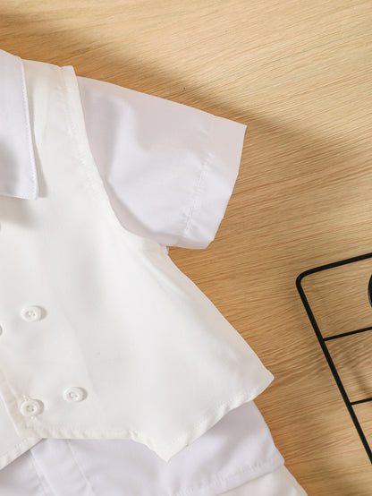 3-18M Bulk Designer Boy Clothes Wholesale Baby Christian Baptism Outfit Supplier Direct