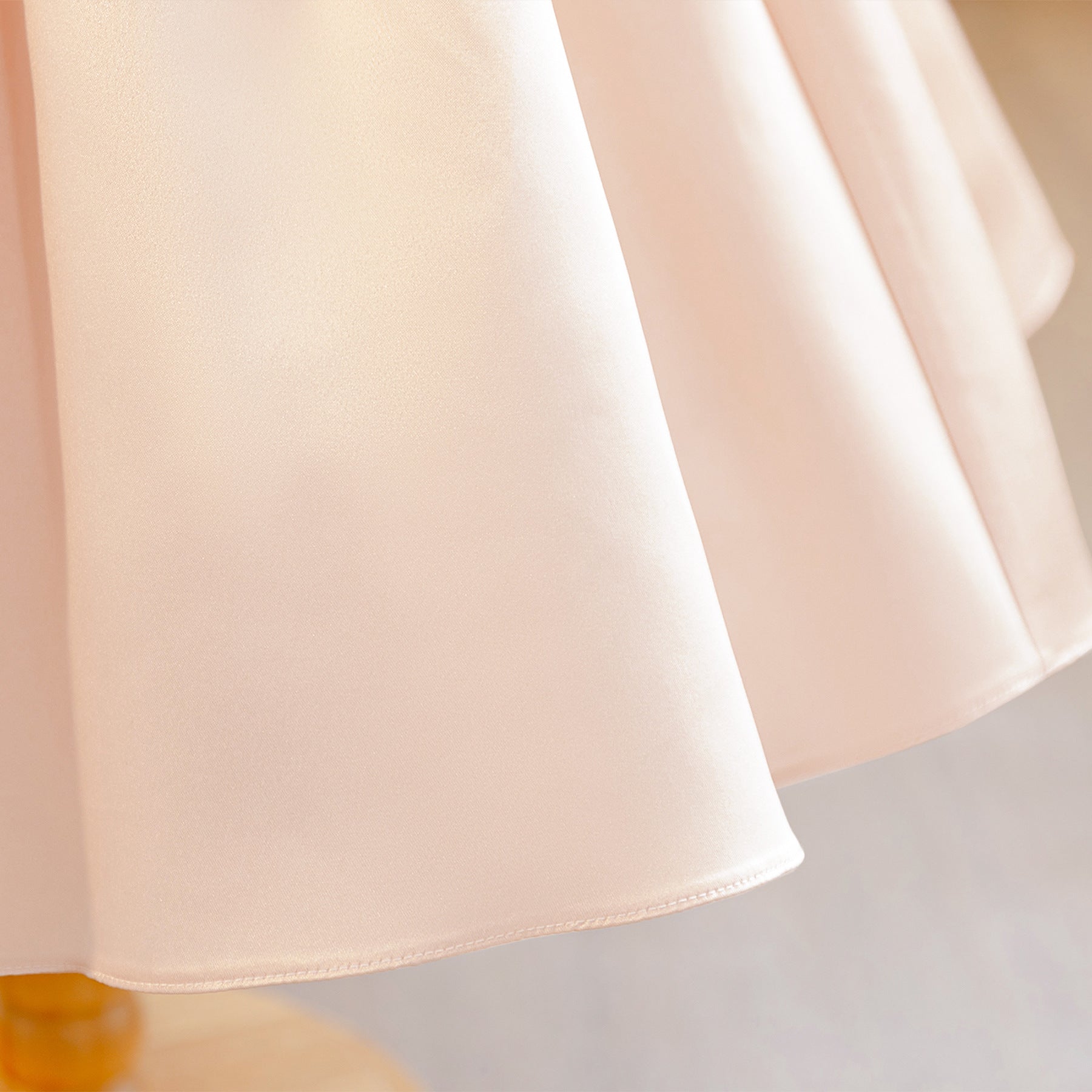 Wholesale 2-10Y Girls Pearl Puff Bow Satin Princess Dress, Kids Birthday Party Soft Satin Formal Gown