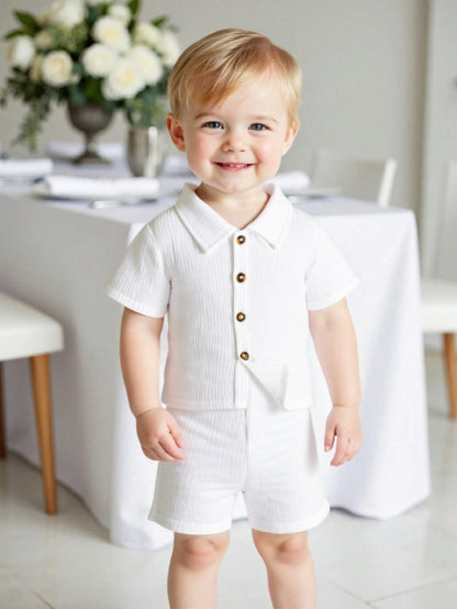 1-18M Wholesale Baby Boy Clothes Bulk Newborn Christian Baptism Outfit Catpapa Toddler Apparel Wholesale Distributors
