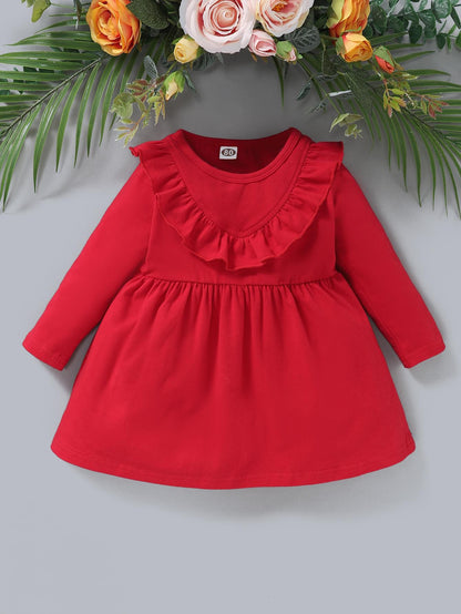 3-24M Kid fashion Girls Dress Little Girls Dress Catpapa L2007151