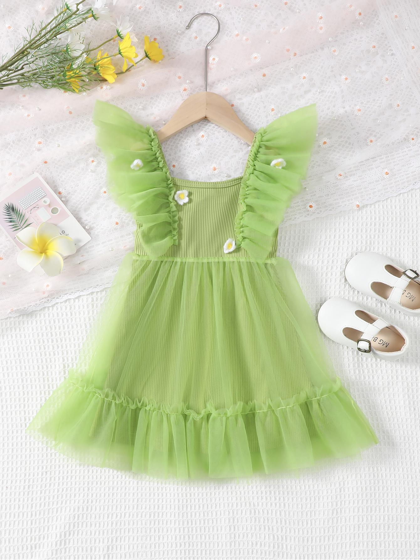 3-24M Baby Girls Dress Summer Sleeveless Gauze Dress Catpapa ZX-4230615