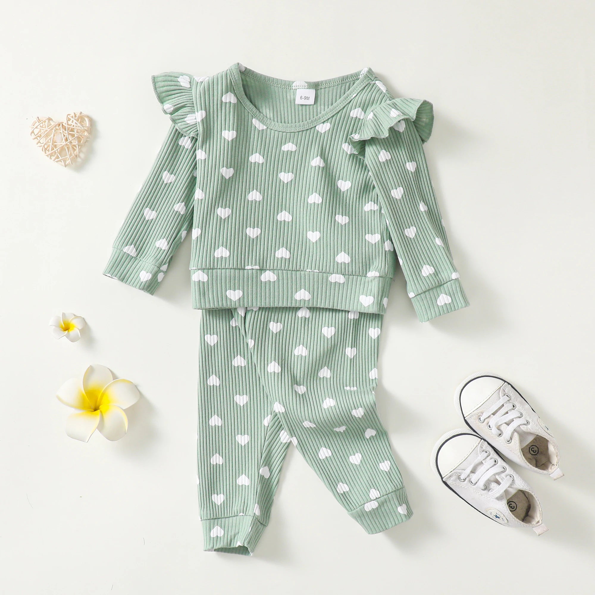 6M-24M Custom design baby girl clothing spring set ODM&OEM baby clothing wholesale Catpapa  132211024