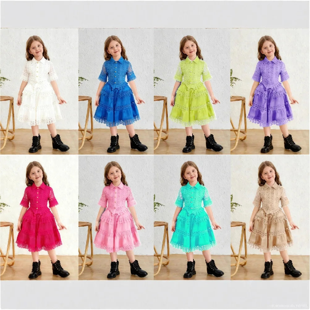 wholesale girls flower outfits