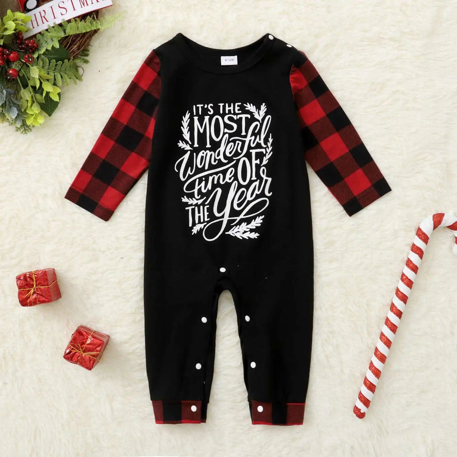 Custom Family Pajamas Best Christmas Pajamas Holiday Matching outfit for Family Sleepwear Homewear for Baby Kids Mom Dad Catpapa