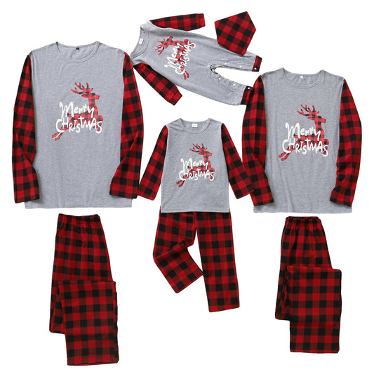 Custom Pajamas New Year Oversize Lovely Print Parent-Children Outfits Womens Sleepwear Family Matching Christmas Pajamas Catpapa