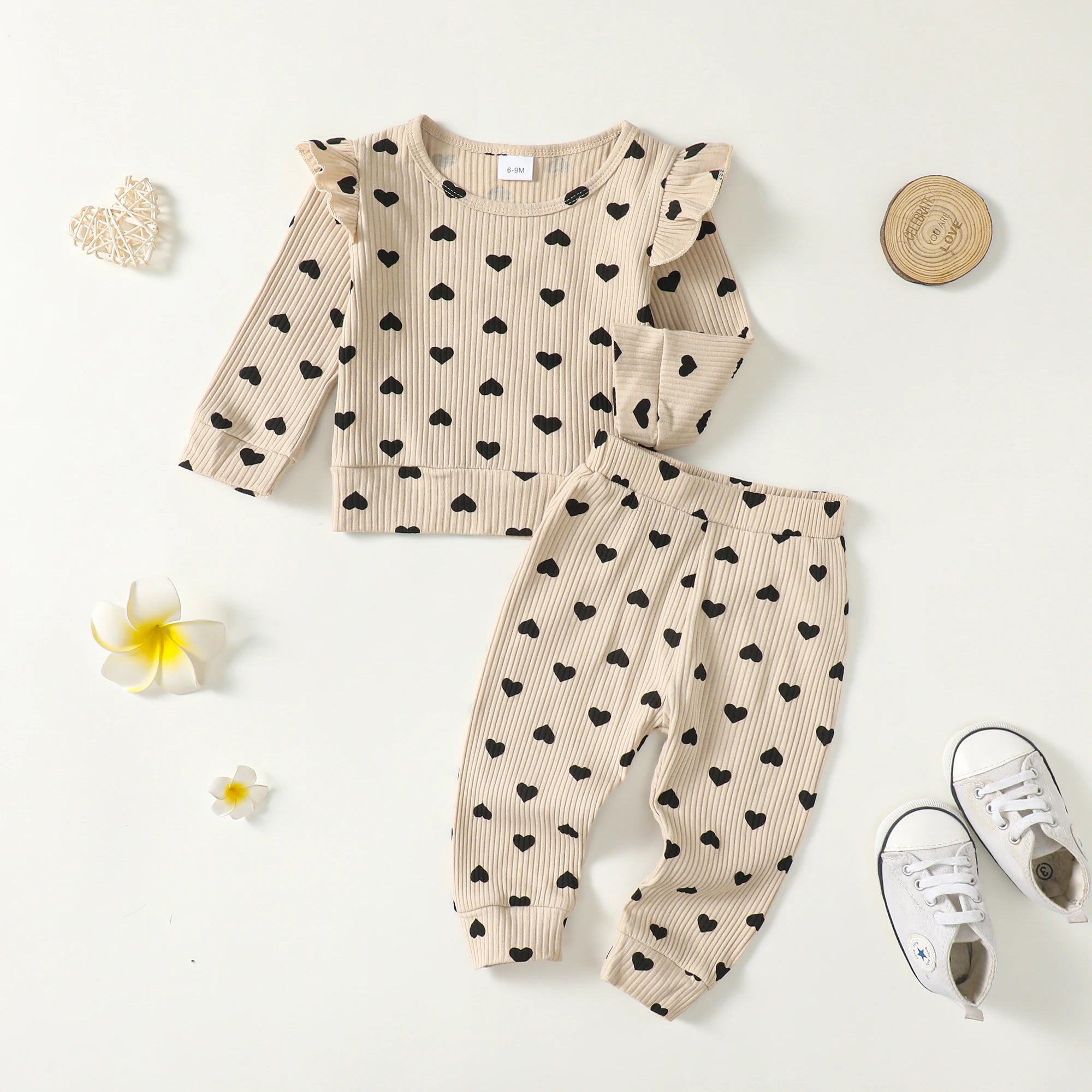 6M-24M Custom design baby girl clothing spring set toddler girls clothing sets baby girls long sleeve clothing sets ODM&OEM baby clothing wholesale Catpapa  132211024