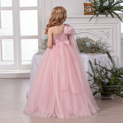 8-14Y Wholesale Teen Dress Flower Girl Dresses Summer Tutu Dress Mesh Dress Bulk Baby Clothing Vendors Catpapa